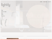 Tablet Screenshot of lightly.com.au